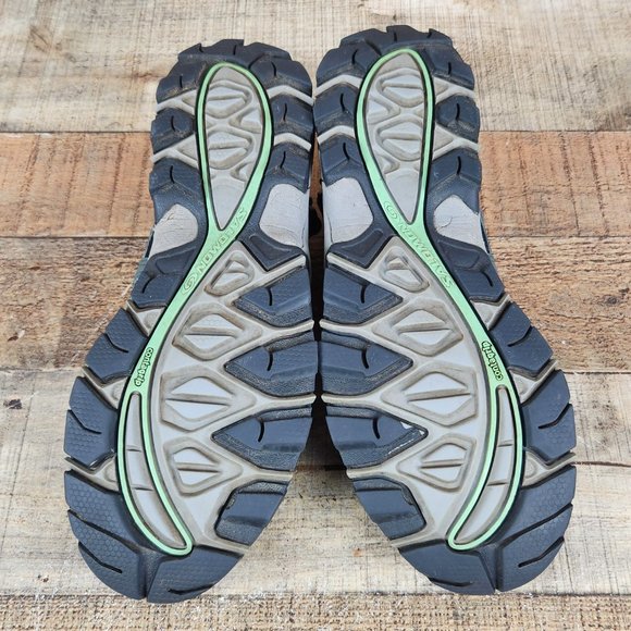 Salomon Techamphibian Women Sz 8 Trail Hiking Water Shoes Green Black 863424 - Picture 8 of 9